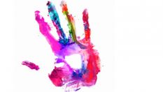 Colorful hand